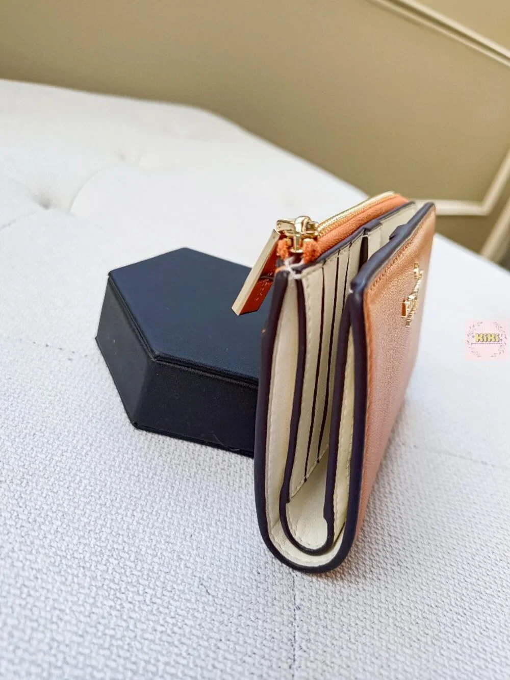 Kate Spade Small L-zip Wallet Orange Jasper KO180